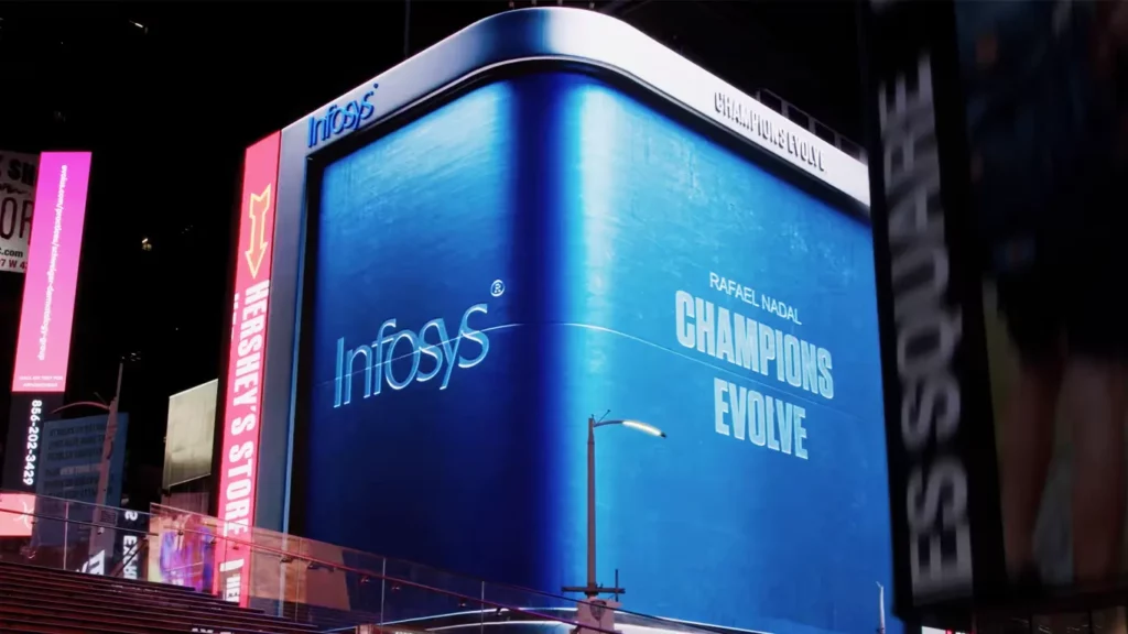 infosys 3d billboard