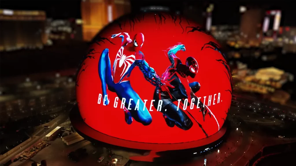 playstation las vegas sphere - be greater