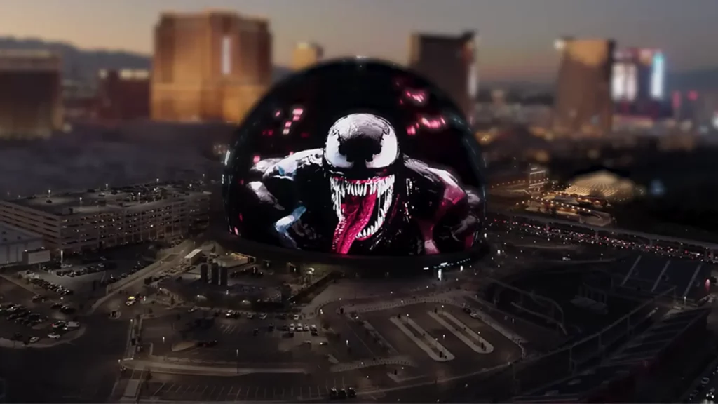 playstation las vegas sphere - venom