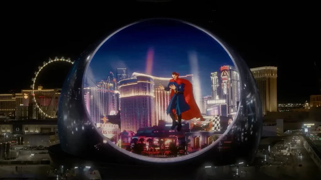 samsung las vegas sphere ad