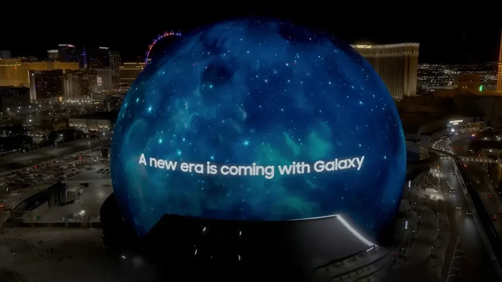 samsung las vegas sphere - new era of ai
