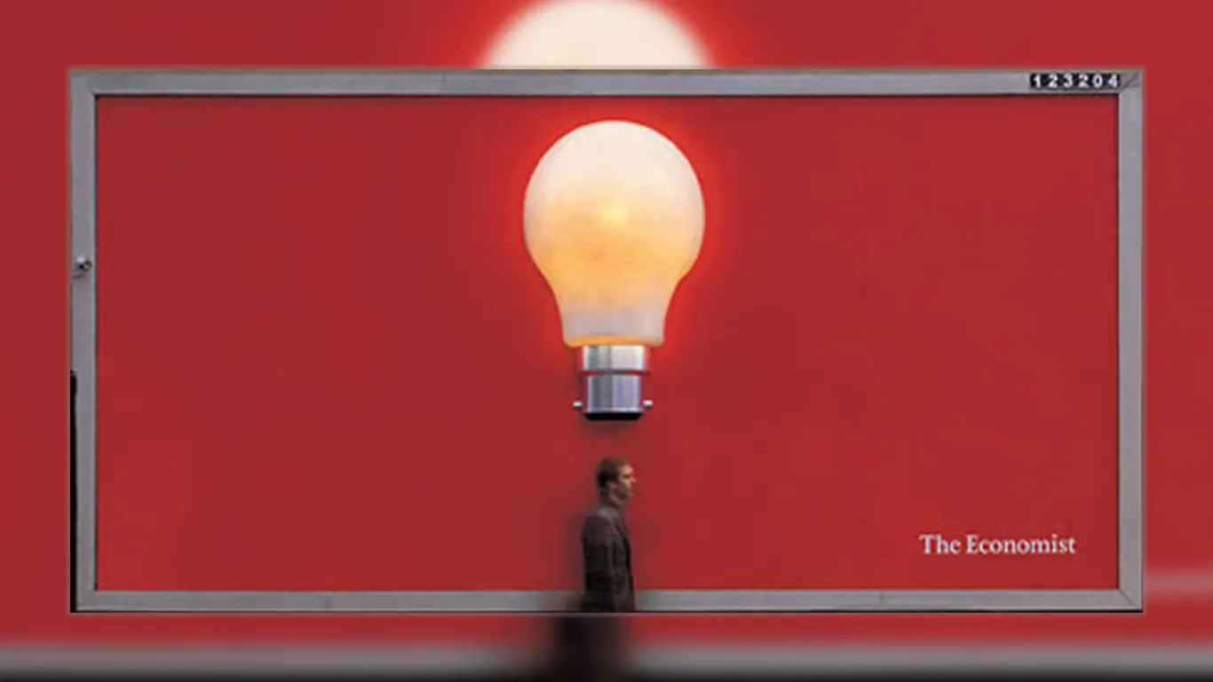 the economist billboard