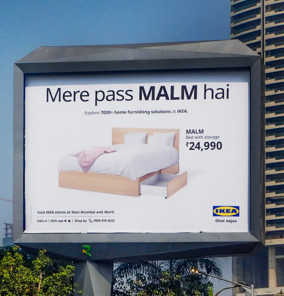 ikea billboard mere pas malm hai