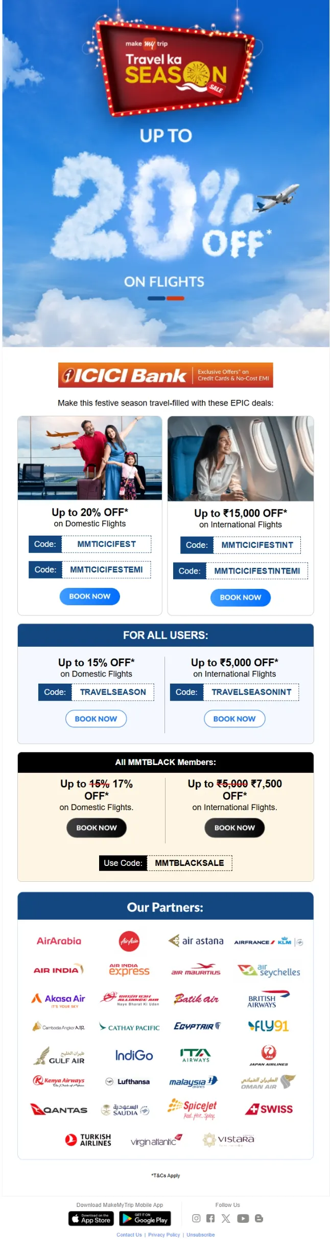 make my trip email