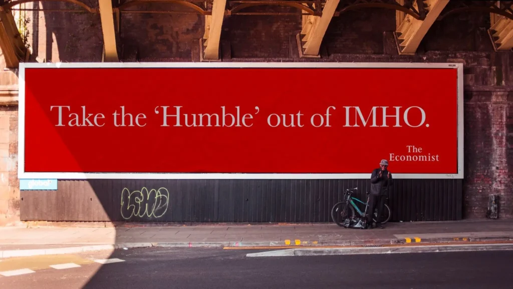 the economist - ooh billboard