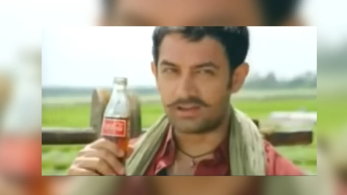 aamir khan in coca cola ad - farmer